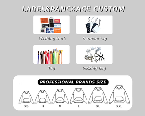 Áo khoác hoodie nam chất lượng cao có logo tùy chỉnh, khóa kéo, thêu, unisex, dáng rộng, chất liệu dày, kiểu dáng cũ kỹ dành cho nam - Product Image 6