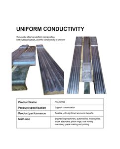 معدن الرصاص - التنيمون - كثافة عالية بثق السبائك المندية مطلية بالكروم معدن الرصاص - الصفيح معدن الرصاص 70x25 - Product Image 2