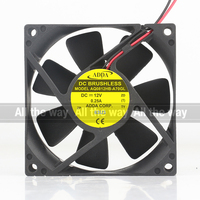 Ventilateur de refroidissement AQ0812HB-A70GL silencieux à 2 fils, châssis étanche avancé ADDA 5V 24V 48V DC12V 0.25AC EC 8025 80X80X25MM 8CM d'origine