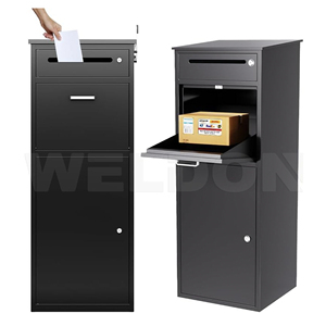 Boîte de livraison de <span class=keywords><strong>colis</strong></span> extérieure autonome WELDON, étanche, antivol, avec serrure à clé, durable, grande capacité, pour extérieur - Product Image 2