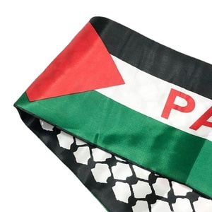 Nouveaux styles, échantillon gratuit, logo personnalisé, écharpe de supporter imprimée en couleur pour les matchs de football, écharpe de supporter nationale - Product Image 2