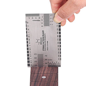 गिटार युकुलेले बास बंज, मैंडोली के लिए लूथियर फ़िट के लिए स्ट्रिंग एक्शन रूलर गेज गिटार रिपेयरिंग टूल - Product Image 4