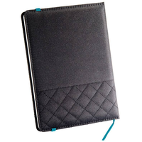 Carnet de notes personnalisé avec impression, couverture brodée, journal quotidien, couverture en tissu, pages lignées, agenda scolaire et professionnel