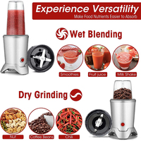 1000W best-seller Boîtier en aluminium 2 en 1 Smoothie maker blender smoothie juicer électrique fruits blender petit appareil de cuisine