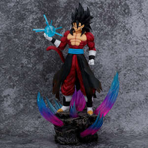 Figura de Acción Super Saiyan 4 con Cabeza Intercambiable, 37.5 cm de Alto, Modelo de Anime de PVC Premium para Exhibición y Colección - Product Image 6