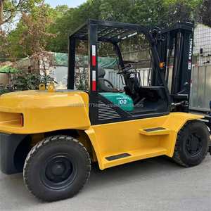 Montacargas Diésel Komatsu de 10 Toneladas Usado, Original de Japón, Modelo FD100-7 2023, Económico - Product Image 3
