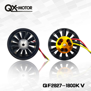 Ventilador Canalizado QX-MOTOR de 70 mm <span class=keywords><strong>EDF</strong></span> Jet 6S 4S de <span class=keywords><strong>12</strong></span> Aspas con Motor ESC para Sistema de Potencia de Aviones RC - Product Image 3