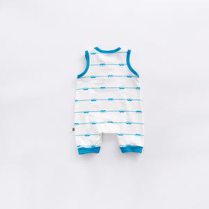 Produit pour bébé le plus vendu en gros, Nouveaux vêtements pour bébé de qualité supérieure, Combinaison rayée - Product Image 6