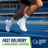 Chaussettes Ergonomiques Grande Taille - Spandex/Coton, Absorbantes, Respirantes, Antidérapantes, Soutien pour le Fitness Quotidien et les Activités de Plein Air