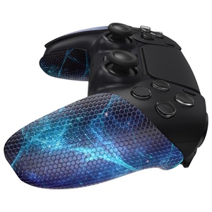 PlayVital Blue Nebula - Almohadillas de Goma Suave con Textura Profesional Antideslizantes y Absorbentes del Sudor para el Control de PS5 - Product Image 4