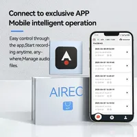 Stylo Enregistreur Vocal IA Q90A avec ChatGPT, Transcription Intelligente en Temps Réel, Traduction, Cartographie Mentale, Contrôle par APP, Dictaphone Portable Type-C ABS