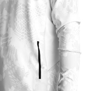 เสื้อตกปลาแขนยาวมีฮู้ดพร้อมแผ่นกันแดด UPF50+ คุณสมบัติการระบายความชื้น และแผงตาข่ายระบายความร้อน - Product Image 5