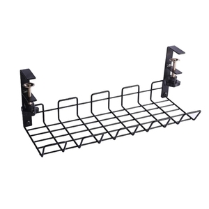 Under Table Storage Rack Cable Management Tray Desk Bottom Socket Holder Hanging Rack Line Finishing Home Office Wire Organizers