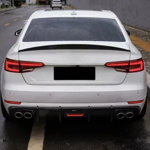 สำหรับชุดแต่ง M Sport 4 ประตู รุ่น B9 ปี 2017 2018 2019 สปอยเลอร์กันชนหลังแบบดิฟฟิวเซอร์ พร้อมปลายท่อไอเสีย - Product Image 5
