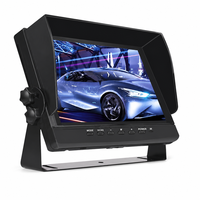 Système de surveillance de véhicule BSD avec entrée AHD CVBS, écran partagé, enregistrement en boucle, contrôle tactile pour la sécurité des camions, bus, camping-cars et flottes