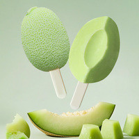 Crème glacée à la noix de coco en forme de melon Daqiaodao, certifiée HALAL