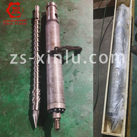 XINLU fábrica D60 máquina de moldeo por inyección de tornillo y barril USD para PP,PE,ABS