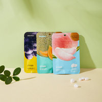 Portable Sugar-Free Tablet Fresh Breath Mints Rich in Fruit Vitamin C Luzhou-Flavor Fruity Cool Candy in Bag