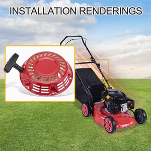 GOOFIT alluminio Pull Starter <span class=keywords><strong>moto</strong></span> 1 pezzo per 188F GX390 5KW Motor Pit Bike ATV Quad ciclomotore Scooter bicicletta rossa - Product Image 6