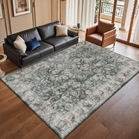 Großhandel Maschinengefertigte Moderne Blumen-Polyester-Teppiche mit Niedrigem Flor, Wendbare Bodenbeläge für Wohnzimmer - Umweltfreundlich und Rutschfest