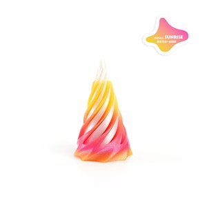 Jouet anti-stress en forme de cône spiralé imprimé en 3D, jouet de décompression hélicoïdal pyramidal impossible, spinner coloré pour la décoration de bureau - Product Image 4