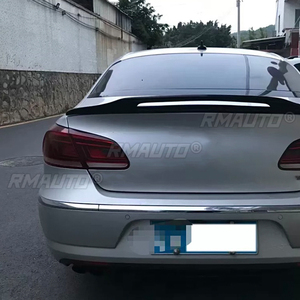 สปอยเลอร์หลังคาร์บอนไฟเบอร์/FRP สีดำเงา สไตล์ GT สำหรับรถยนต์ Volkswagen Passat CC ปี 2009-2018 - Product Image 4