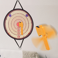 Jeu de lancer de hache pour enfants, cible murale adhésive avec 2 haches souples, pliable, pour intérieur et extérieur, idéal comme cadeau