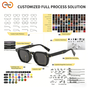Gafas <span class=keywords><strong>de</strong></span> <span class=keywords><strong>Sol</strong></span> Polarizadas Retro Cuadradas TWOOO T1780 para Hombre <span class=keywords><strong>y</strong></span> Mujer, UV400, Montura Gruesa, Diseño <span class=keywords><strong>de</strong></span> Moda, para Conducir, Uso Diario, Venta al Por Mayor, OEM - Product Image 5