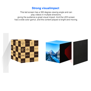 Tùy chỉnh kích thước độ sáng cao p2.91 p3.91 p4.81 Dễ dàng cài đặt trong nhà <span class=keywords><strong>3D</strong></span> LED Magic Cube <span class=keywords><strong>Video</strong></span> màn hình hiển thị cho cửa hàng - Product Image 4
