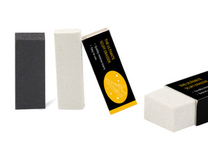 Kit portátil de cuidado de calzado de gamuza y piel de oveja con cepillo de goma y bloque de goma para limpieza y descontaminación de botas - Product Image 6