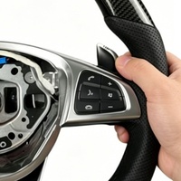 Volant de voiture en cuir et fibre de carbone pour Mercedes-Benz AMG W204 W205 W167 W213 W222 W207 W212 C209 – Vente en gros et au détail
