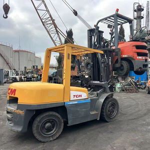 Chariot élévateur d'occasion à mât double 3/5/6/7/8/10/12/15/16/18 tonnes FD50 avec moteur Nissan Isuzu, chariot élévateur diesel TCM Komatsu d'occasion avec déplacement latéral - Product Image 1