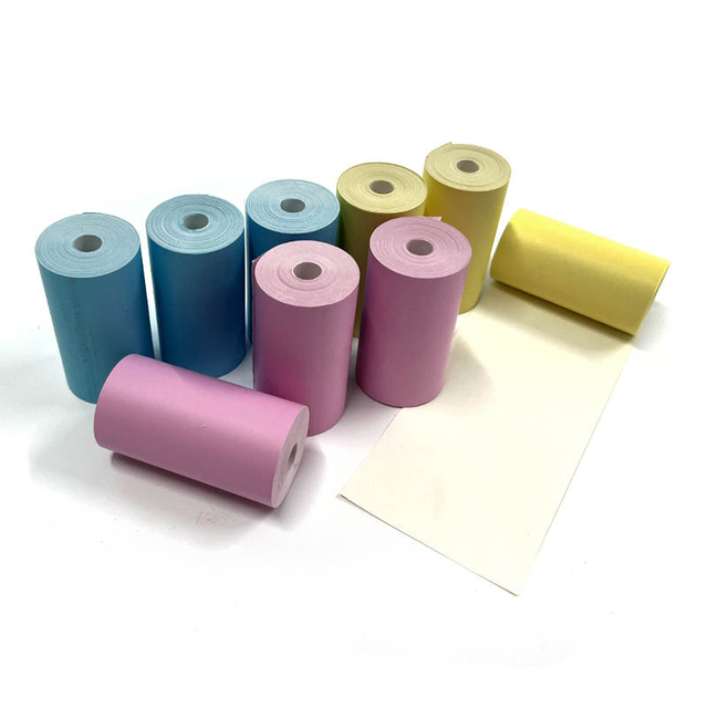 57mm*30mm Portable Thermal Mini Label Printer Pocket Sticker Mark Label Paper for Android or IOS