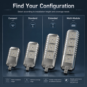 ไฟติดถนนไฟ LED สำหรับทางเดินในสวนกลางคืน100W 200W 300W หลายโมดูล - Product Image 2