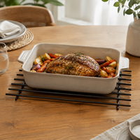 Socle en métal pour casseroles, protection de table résistante à la chaleur, support carré pour casseroles chaudes, tapis de table de cuisine, OEM ODM