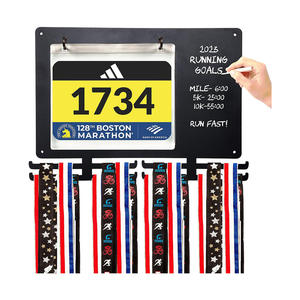 Estantes de premios <span class=keywords><strong>Pizarra</strong></span> de diámetro hexagonal Venta al por mayor Ciclismo enmarcado Carrera personalizada Pr Race Bib y soporte de medalla en <span class=keywords><strong>pizarra</strong></span> - Product Image 3