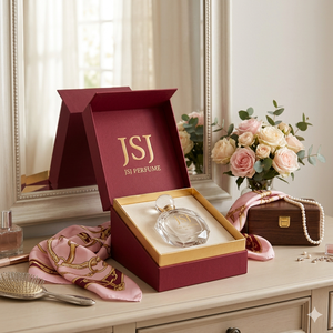 Caja de Perfume de Cartón Blanco Premium con Diseño de Ventana, Estuche de Embalaje de Fragancia de Lujo Personalizado para Regalo de San Valentín - Product Image 5