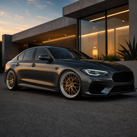 Jantes forgées sur mesure 2 pièces, centre bronze, bord poli, concave profond, pour BMW, Mercedes, Audi, Porsche, AMG