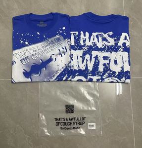 Questo è un sacco di sciroppo per la tosse ispirato al cotone 100% lavorato a maglia Anti-Pilling t-shirt da uomo a maniche corte - Product Image 4