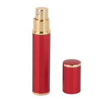 Échantillon Gratuit - Flacon de Parfum Miniature en Verre et Aluminium de 8 ml, Vide, Rechargeable, avec Atomiseur Rotatif