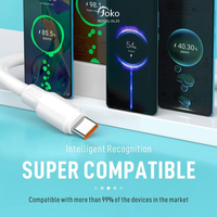 Câble de charge super rapide USB-C 120W pas cher 1M 6A Type-C 3.0/3.1 pour téléphone portable et appareils Android