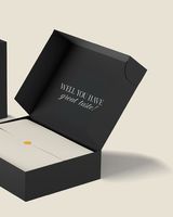 Boîtes en carton ondulé pliables personnalisées de luxe avec logo imprimé, boîtes d'emballage en carton noir, boîtes d'expédition pour cadeaux