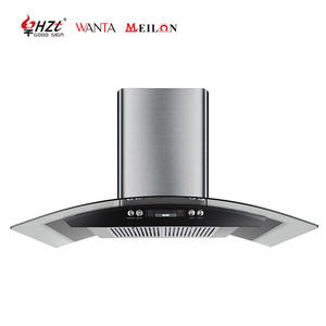 Cappa Aspirante di Alta Qualità dal Design Moderno Curvo, Silenziosa, da Parete per Uso Domestico - Product Image 1