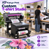 Printer DTF 30cm Dual XP600 Printhead dengan Penggoyang Bubuk dan Vacuum Cleaner Terintegrasi untuk Pencetakan Transfer Panas pada Kaos, Kulit, dan EVA
