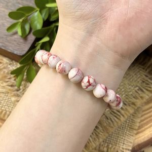 Bracelet en pierre naturelle avec perles de verre colorées, attirance d'âme sœur, service OEM ODM, carte de conseils d'entretien - Product Image 5