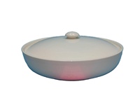 Bols à soupe en porcelaine blanche gaufrée avec couvercle, résistants à la chaleur, en céramique, pour la maison, la cuisine, ou comme cadeau