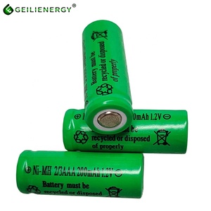 Batteries rechargeables de remplacement pour la lumière solaire 2/3AAA 1.2v aaa 200mah batterie chargeur nimh - Product Image 2