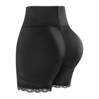 ZhenShangMei Culotte gainante push-up pour femmes, sans couture, avec dentelle, rembourrée pour rehausser les hanches et les fesses