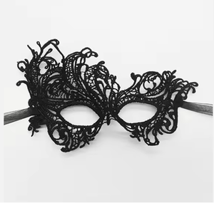 Máscara de PVC Negra y Dorada para <span class=keywords><strong>Mujer</strong></span>, 5 Colores, para <span class=keywords><strong>Disfraces</strong></span> de Mardi Gras, Halloween, Pascua, Fiestas de Adultos, Estilo Veneciano - Product Image 5