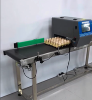 Nouvelle machine de codage d'œufs entièrement automatique, imprimante à jet d'encre, prise en charge flexible, multifonction, séchage rapide, cartouche d'encre de qualité alimentaire